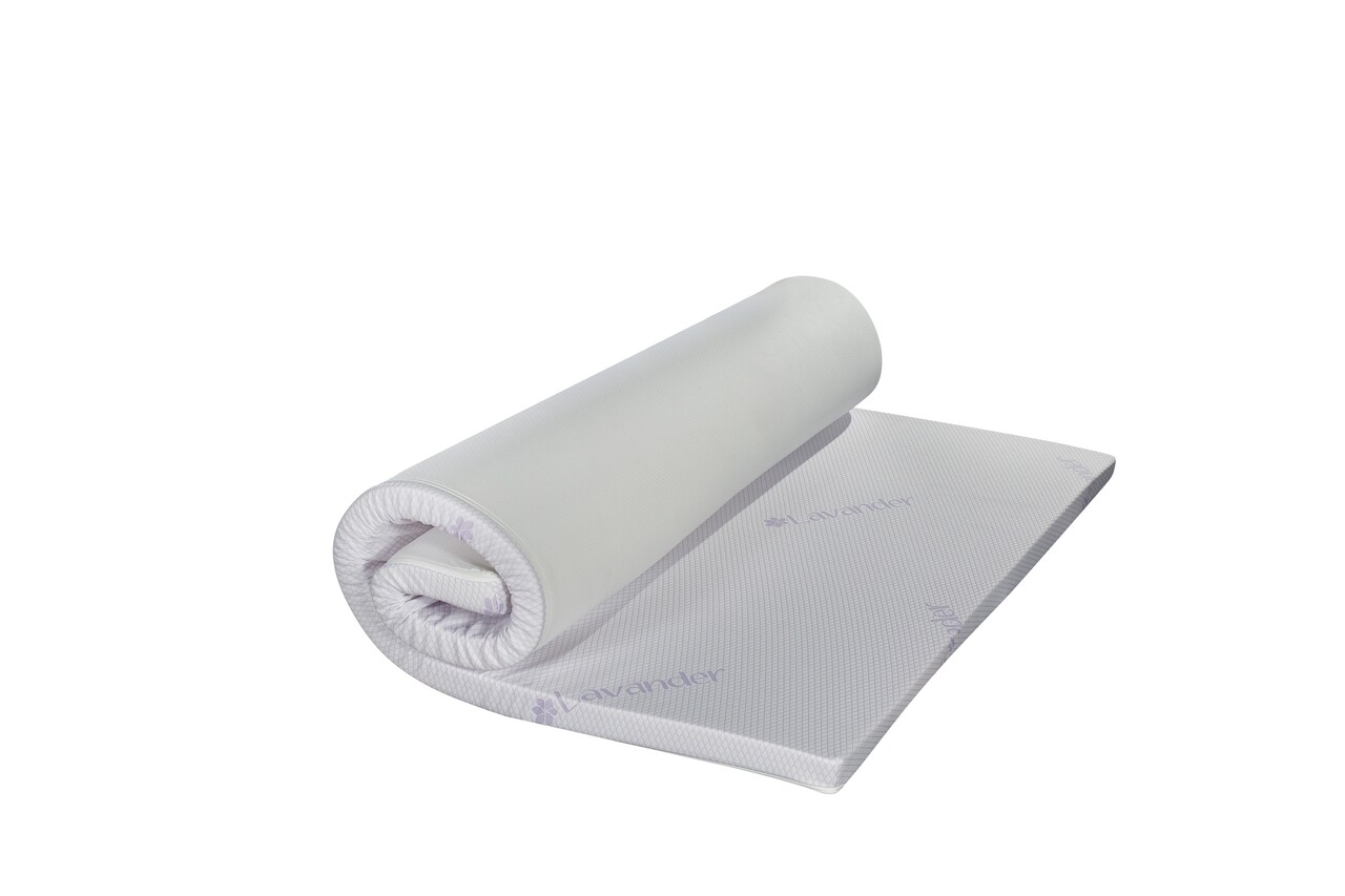 Topper saltea Green Future, Lavanda Therapy 7 zone de confort 140x190 cm, 5 cm - imagine 5